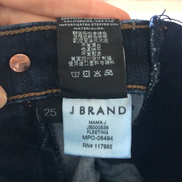 J Brand Mama J / Maternity Jeans in Fleeting - size 25 - Picture 6 of 6